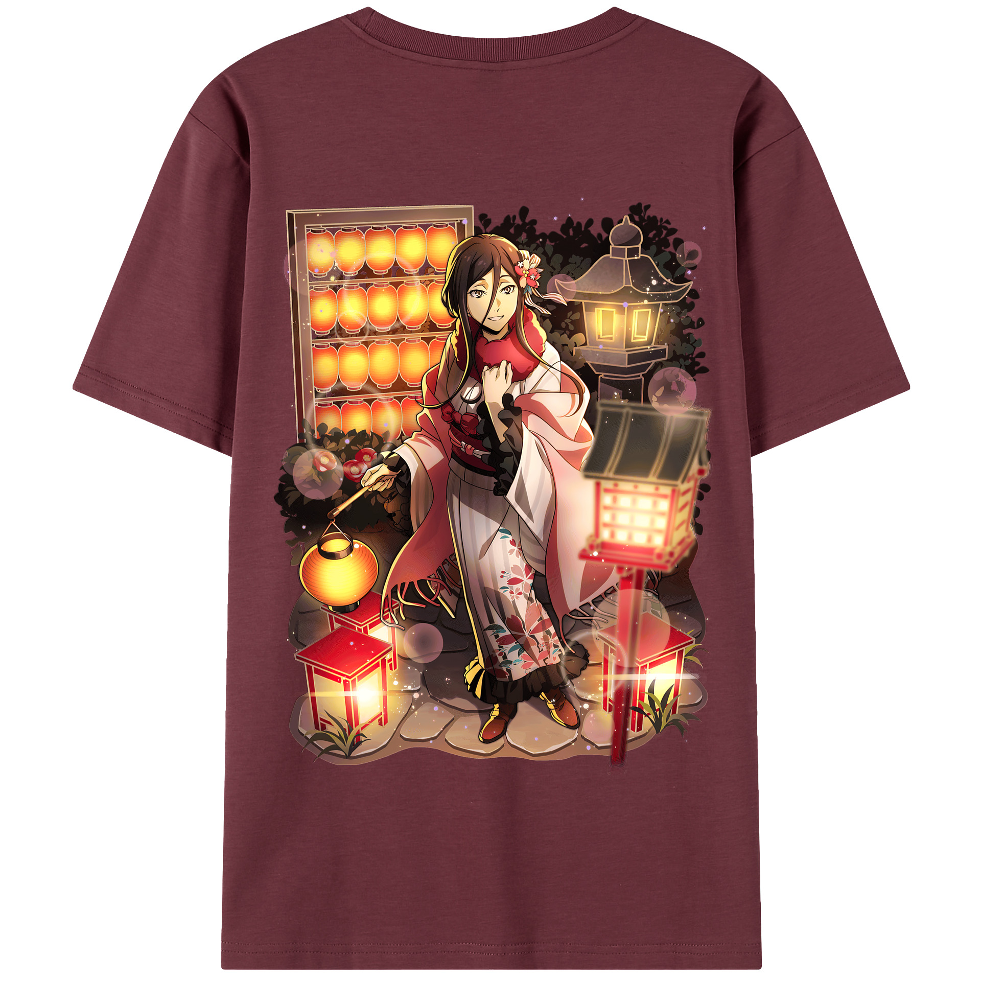 （画像用） 文豪ストレイドッグス Bungo Stray Dogs 綿100％半袖Tシャツ（背面プリント）